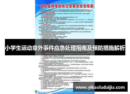 小学生运动意外事件应急处理指南及预防措施解析